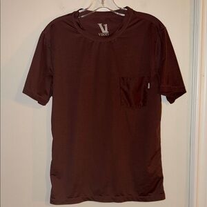 Vuori Men's Dark Brown Short Sleeve Tee
